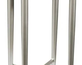 14 - Coast to Coast Accent Table Grey/Silver 21 x 14