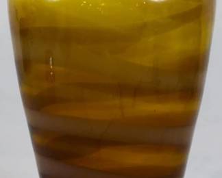 1027 - Amber Vase 15"