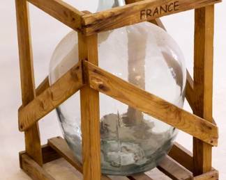 747 - Wine Bottle in Crate - 24" x 16" x 16"