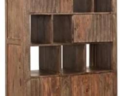 32 - Coast to Coast 5 Door Bookcase, see note *NOTE* does not have knob hardware 75 x 39.5 x 16.5