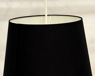 1186 - Hanging Drum Shade Chandelier 22" You are buying a used as-is electric/electronic item. We do not guarantee all components are present, and if it is not expressly stated, it is untested.