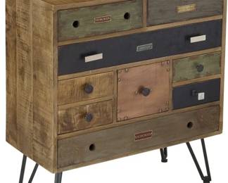 5 - Coast to Coast 9 Drawer Chest 32 x 29.5 x 13.75