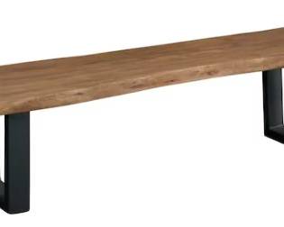 13 - Coast to Coast Sequoia Live Edge Bench 18 x 68 x 16