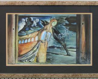 9003 - ROMEO AND JULIET GICLEE BY SALVADOR DALI 28.5 X 20