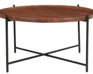 101 - Coast to Coast Brown Acacia Wood Coffee Table 20 x 37