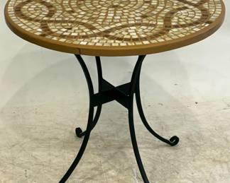 1279 - Mosaic Top Bistro Table 28x30"