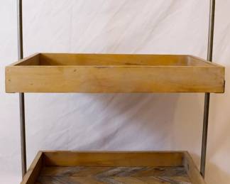 772 - Two Tier Tray Stand - 32" x 21" x 18"
