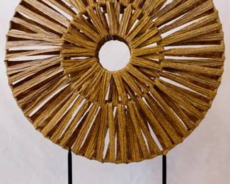 822 - Woven Decorative Scupture - 29" Tall