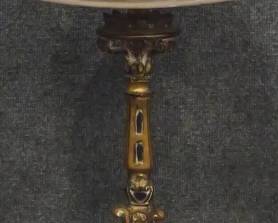 1072 - Buffet Lamp 35" You are buying a used as-is electric/electronic item. We do not guarantee all components are present, and if it is not expressly stated, it is untested.