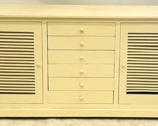 1242 - Painted Console 35x83x20