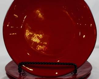 979 - 3 Crate and Barrel Plates 9"