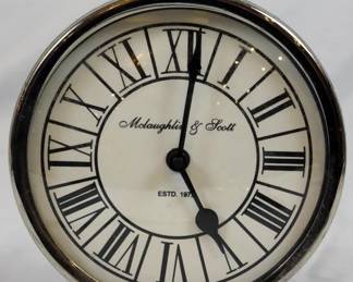 882 - Decorative Clock 9" You are buying a used as-is electric/electronic item. We do not guarantee all components are present, and if it is not expressly stated, it is untested.