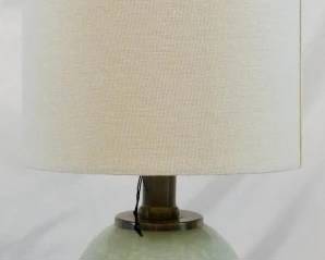 1046 - Decorative Lamp 19" You are buying a used as-is electric/electronic item. We do not guarantee all components are present, and if it is not expressly stated, it is untested.