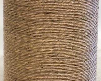 1297 - Wicker Woven Drum Stand 22x20"