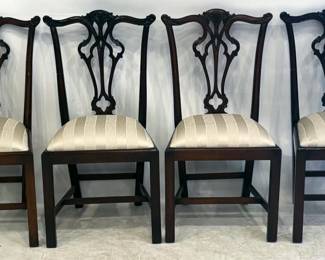 1209 - 4 Alden Parkes Mahogany Chairs 39x21x16