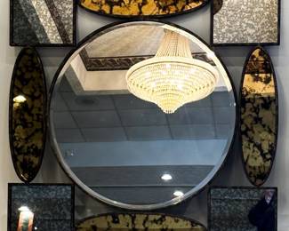 1255 - Decorative Vein Mirror 42x42