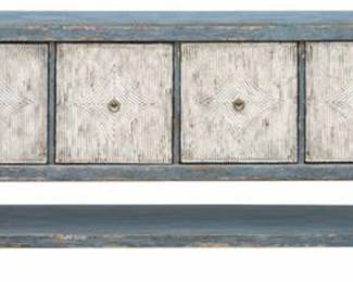 59 - Coast to Coast Bisman Two Tone 4 Door Sideboard 32 x 68 x 18