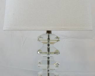 547 - Acrylic Lamp - 27" Tall You are buying a used as-is electric/electronic item. We do not guarantee all components are present, and if it is not expressly stated, it is untested.
