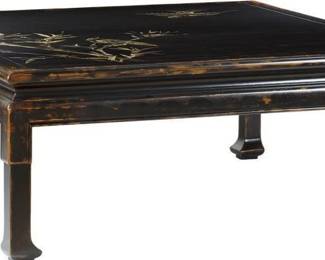 2079 - Alden Parkes Oriental Tang Leg Cocktail Table 17 x 42 x 42