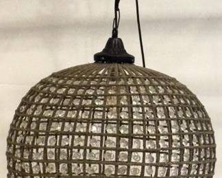 1267 - Hanging Light 20" You are buying a used as-is electric/electronic item. We do not guarantee all components are present, and if it is not expressly stated, it is untested.