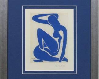 9030 - BLUE NUDES I GICLEE BY HENRI MATISSE 15.5 X 17.5