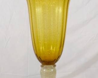661 - Amber Vase - 26" Tall
