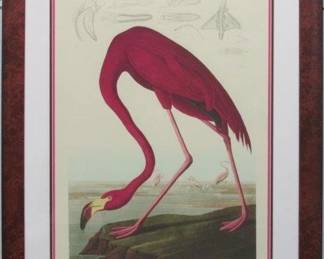 9038 - PINK FLAMINGO BY JOHN J. AUDUBON 28 X 36.5