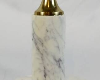 1025 - Marble Candlestand on Stand 20"