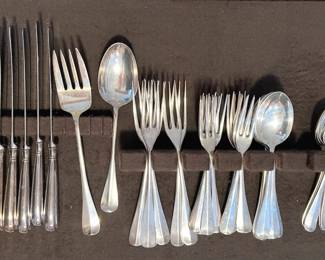 38-Piece Stieff Sterling Silver Silverware Set