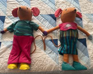 (2) Barbara Sansoni Stuffed Mice