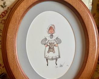 Signed & Numbered “Pam” P Buckley Moss Print LE