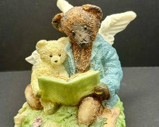 Teddy Angels “Love To Learn And Learn To Love” Old Bear & Little Bit Reading