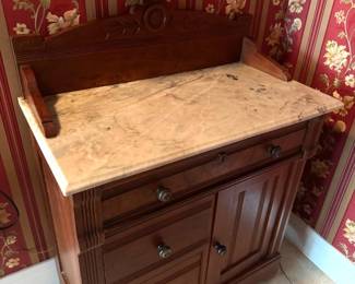 Marble Top Wash Cabinet