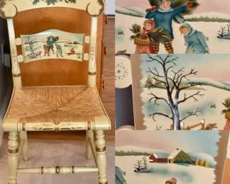 1982 Children’s Homecoming Hitchcock Chair 41/500 M Morgan