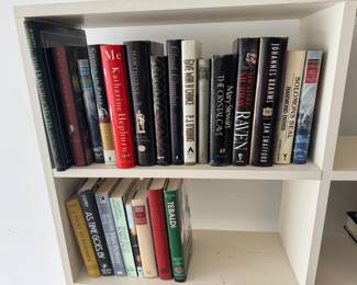 (23) Classic Hardcover Books
Books include but not limited to - A Night to Remember, As Time Goes By, Master and Commander, Tebaldi, Chopin in Paris, Uncrowned King, Cloud Chamber, Give War a Chance, Blue at the Mizzen, Crystal Cave, and more.
