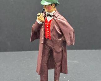 3” Pewter Painted Sherlock Holmes Figurine