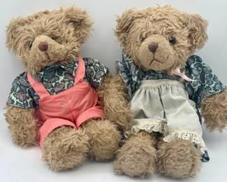 Brittany & Benjamin Russ Teddy Bears Vintage