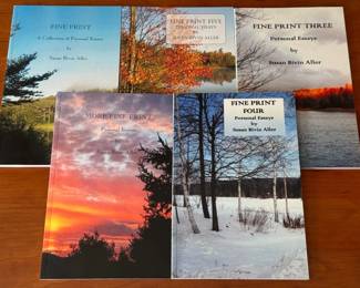 (5) Autographed - Susan Bivin Aller : Fine Print Personal Essays