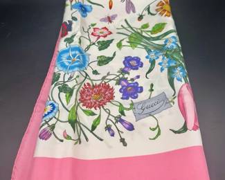 Gorgeous Gucci Silk Scarf