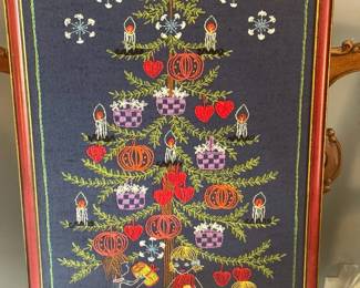 Christmas Tree Embroidery by Barbara Elleman