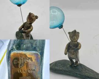 Malcolm Moran Winnie The Pooh Bronze Statue Limited Edition 115/500