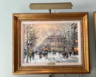 Original Canvas Painting by Antoine Blanchard — with Provenance