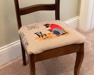 Embroidered Children’s Chair