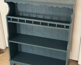 Blue Rustic Three Tier Shelf