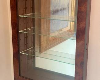 Mirrored Wall Mounted Display Shelf