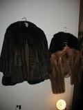 Vintage Furs:Including Espresso Mink Car Coat Length, Mink Stole, Rabbit,
Faux Fur.