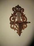 Victorian Fretwork Shelf, Signed 1878