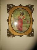 Victorian Glamour Girl/Framed