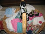 Basket of Vintage Hankies!!
