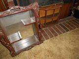 Mahogany Mirror/Shadow Box
